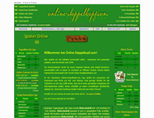 Tablet Screenshot of online-doppelkopf.com